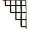 Ekena Millwork Diane Wrought Iron Bracket, (Triple center brace), Antiqued Brass 2"W x 12"D x 15"H BKTM02X12X15TDIABS - alternate 2